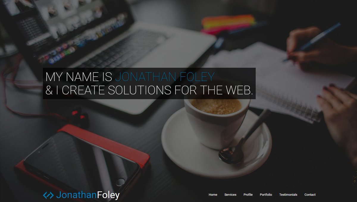 JFoleyWebDesign's tweet image. Looking for some feedback on my portfolio redesign! Have a look at JonathanFoley.co.uk all feeback appreciated!
