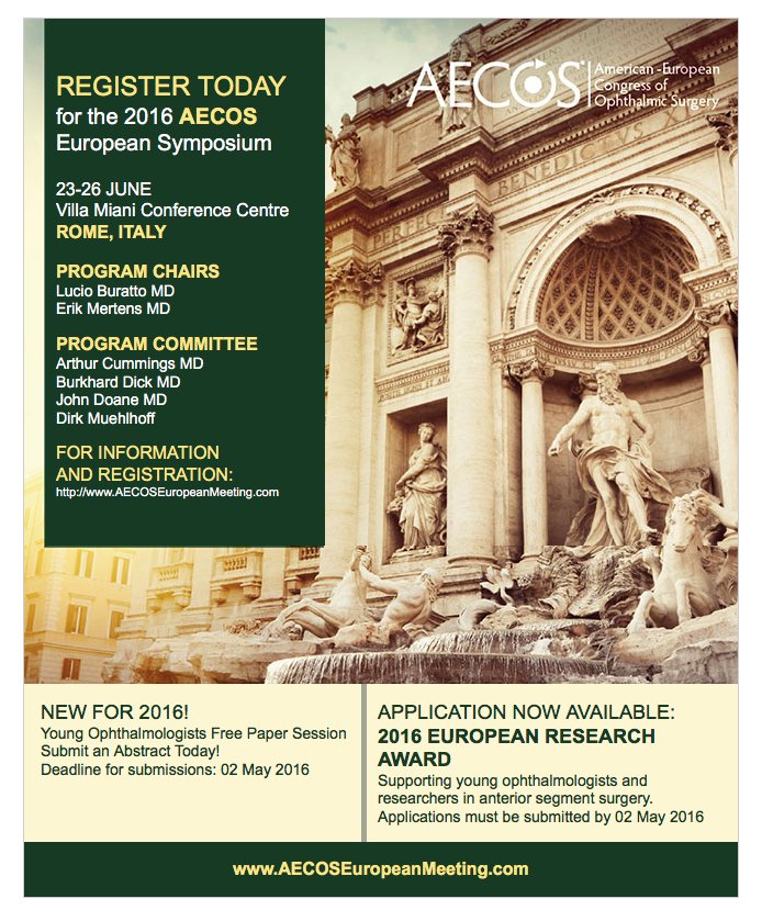 Medipolis_ec's tweet photo. Proud of @Doktermertens, chairman of #AECOS #Rome June 23-26. Time to register @AECOSurgery! https://t.co/CYMESkQcQG