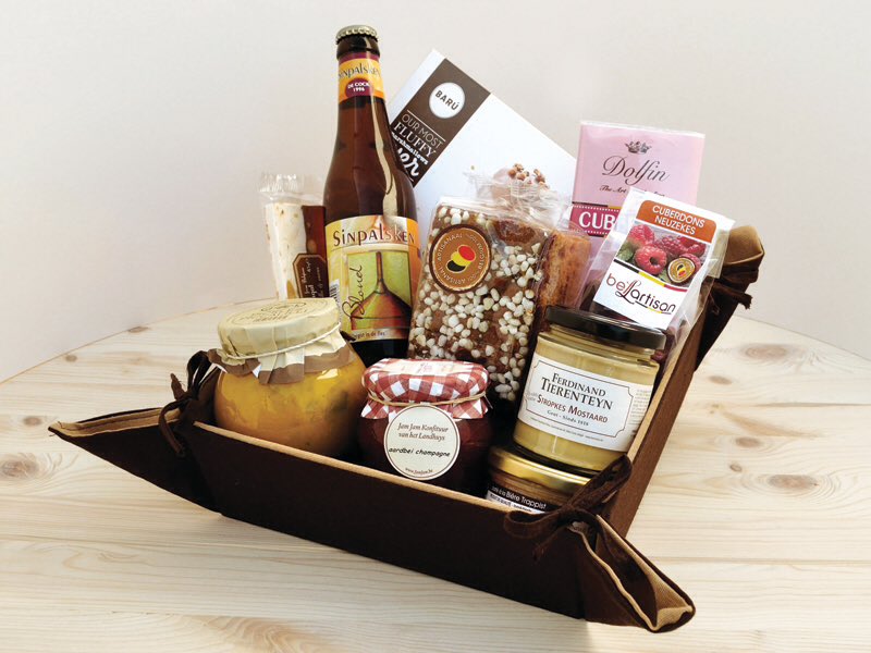 #21april #secretaressedag #geschenkmanden van #Belartisan tom@belartisan.be