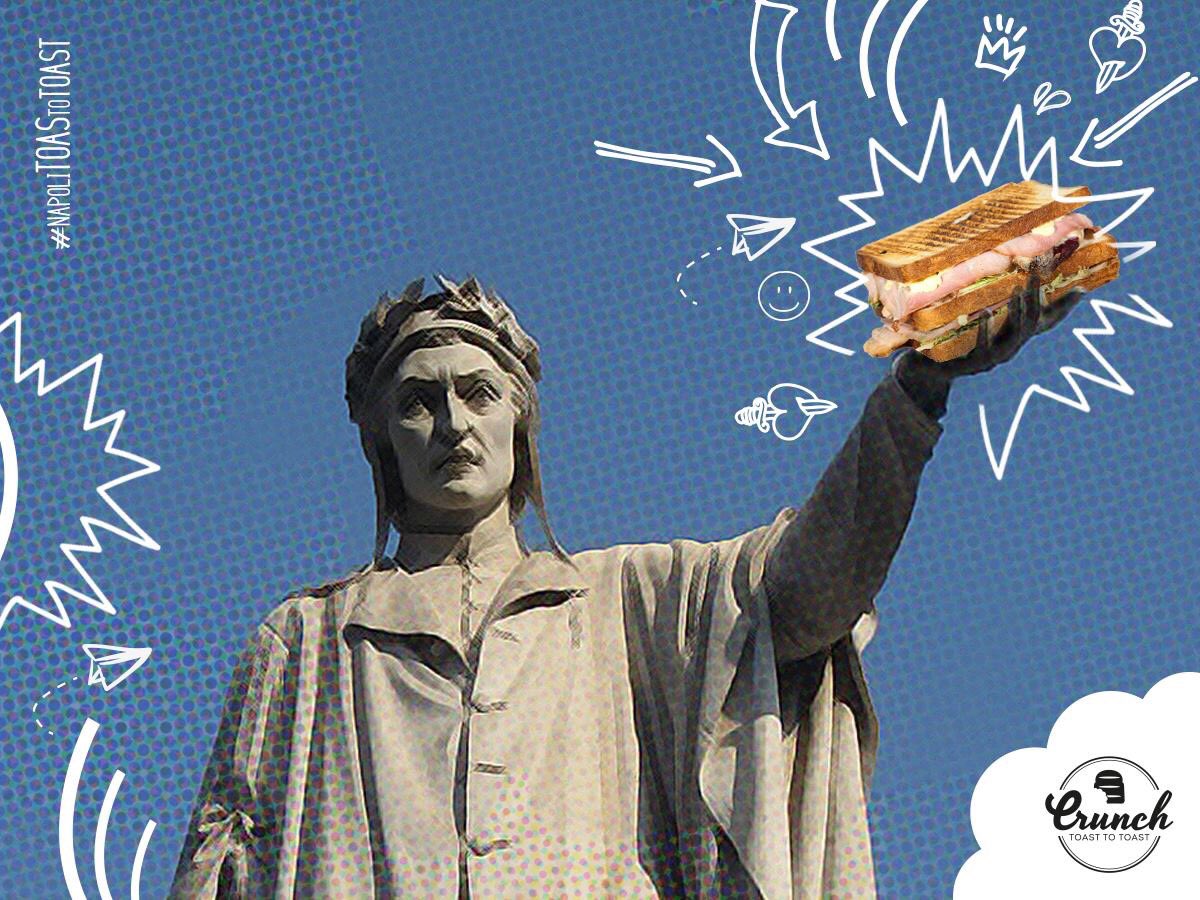 Crunchtotoast's tweet photo. #dante dopo un nostro #toast sarebbe finito nel girone dei #golosi Crunch il #franchising del #toastgourmet https://t.co/PY6wGPykS5