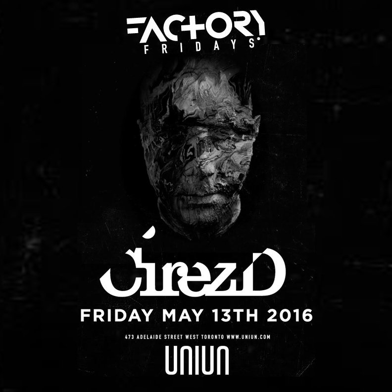 toyboxtoronto's tweet image. JUST ANNOUNCED: CirezD (@ericprydz) will be taking over #FactoryFridays on May 13th!
Tix on sale April 12th at 12pm.