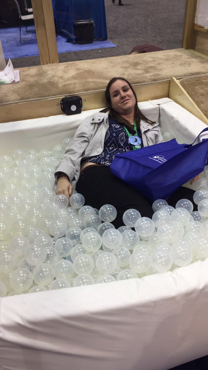 MOTMeg's tweet photo. @curish this sensory pit is a need for MOT bees #AOTA16 #OTUrish @CroninOBrien https://t.co/0GVpvBc1rg