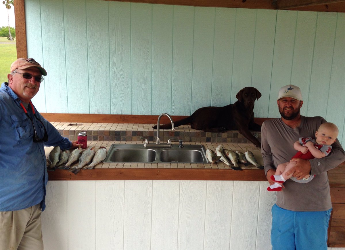 _fairwater's tweet photo. Good bite this morning!  #fairwatercharters #trout #lab #baby #puppy #portmansfield #fish #fishing https://t.co/XjNrBu9n2T