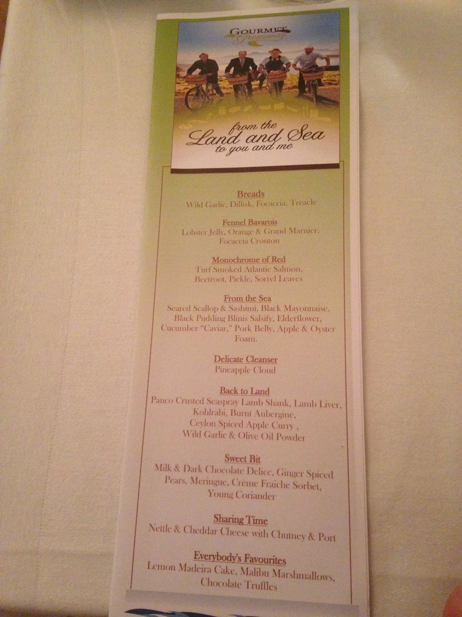 FlavinTom's tweet image. Turf smoked salmon by @ChamilaMulranny @MulrannyPark #GourmetGreenway showcase dinner @wildatlanticway