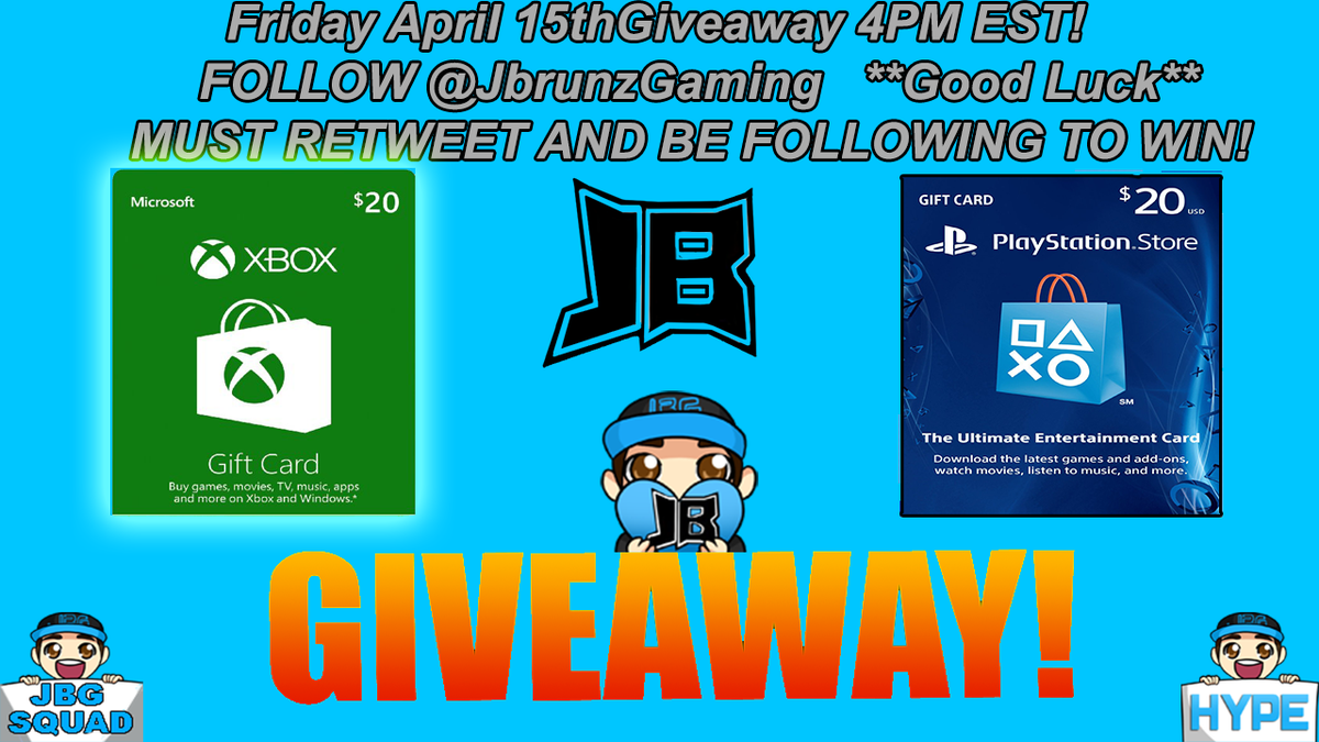 JBrunzFn's tweet image. FRIDAY THE 15TH YOU VOTED 20$ PSN OR XBOX1 IM GIVING YOU IT!
RETWEET &amp;amp; FOLLOW!! DRAWS EVERY FRIDAY 4PM EST