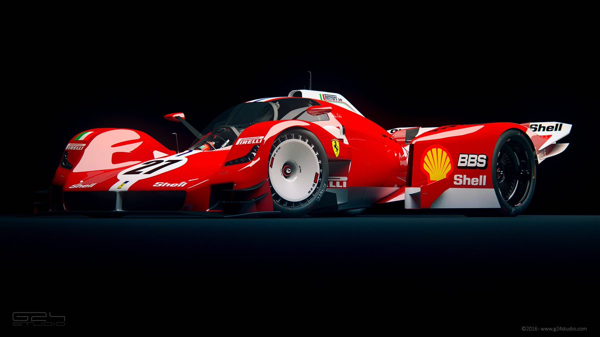 g24_studio's tweet photo. We've got a new design, @ScuderiaFerrari LMR1 Concept. Group C rules! What do you think?
#Ferrari #LEMANS24 #WEC https://t.co/jcqzx0jgUs