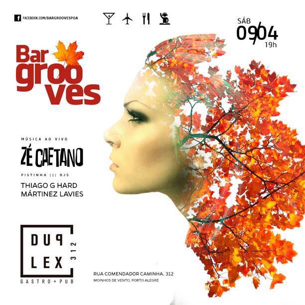 _zecaetano's tweet photo. Amanhã é noite de #BarGrooves no #Duplex312, Porto Alegre/RS!
Vem comigo! 🍂🎶🍸 #anoitepromete #ZéCaetanoTour2016 https://t.co/ZrZLahtiPf