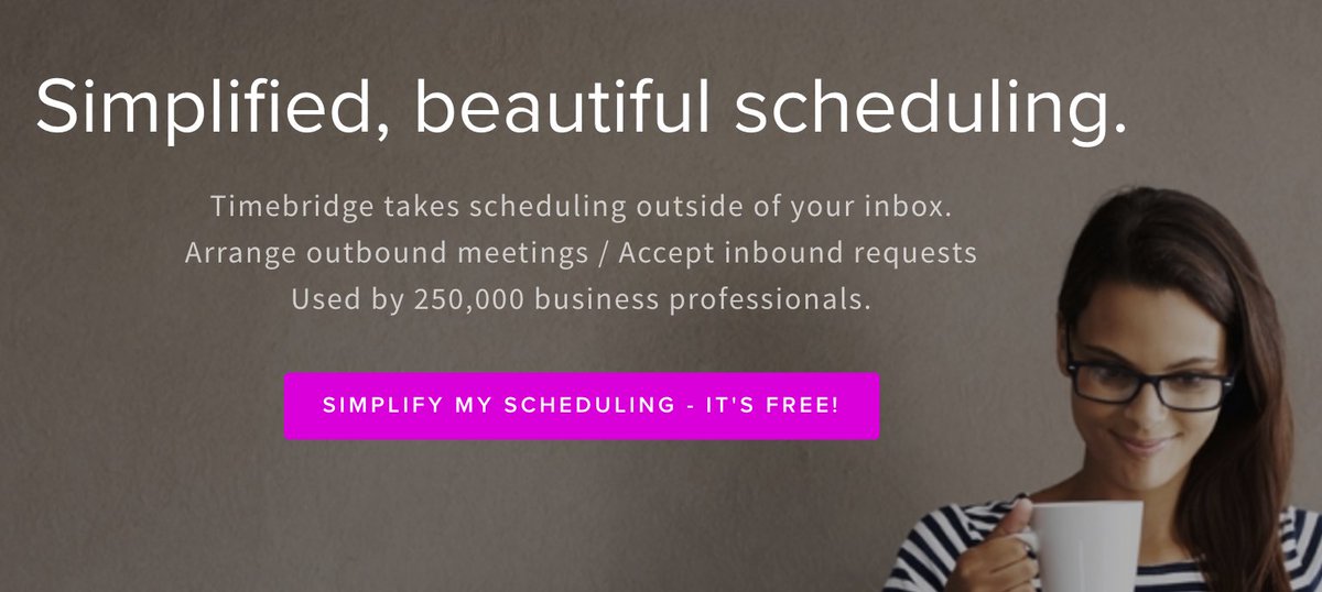gabevillamizar's tweet image. Check out this free dope scheduling tool called @timebridge hir.vu/1UNvfwD You'll thank me later. :)