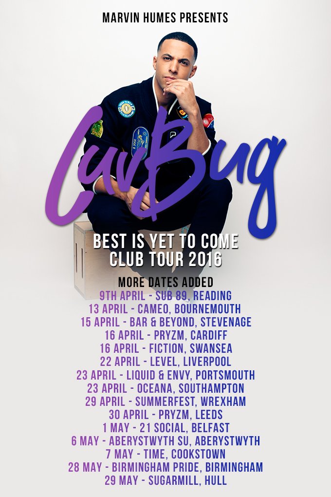 LuvBug's tweet photo. NEW TOUR DATES ADDED! Now also heading to Belfast, Aberstwyth, Cookstown, Birmingham and Hull! https://t.co/twmGzXpIwr