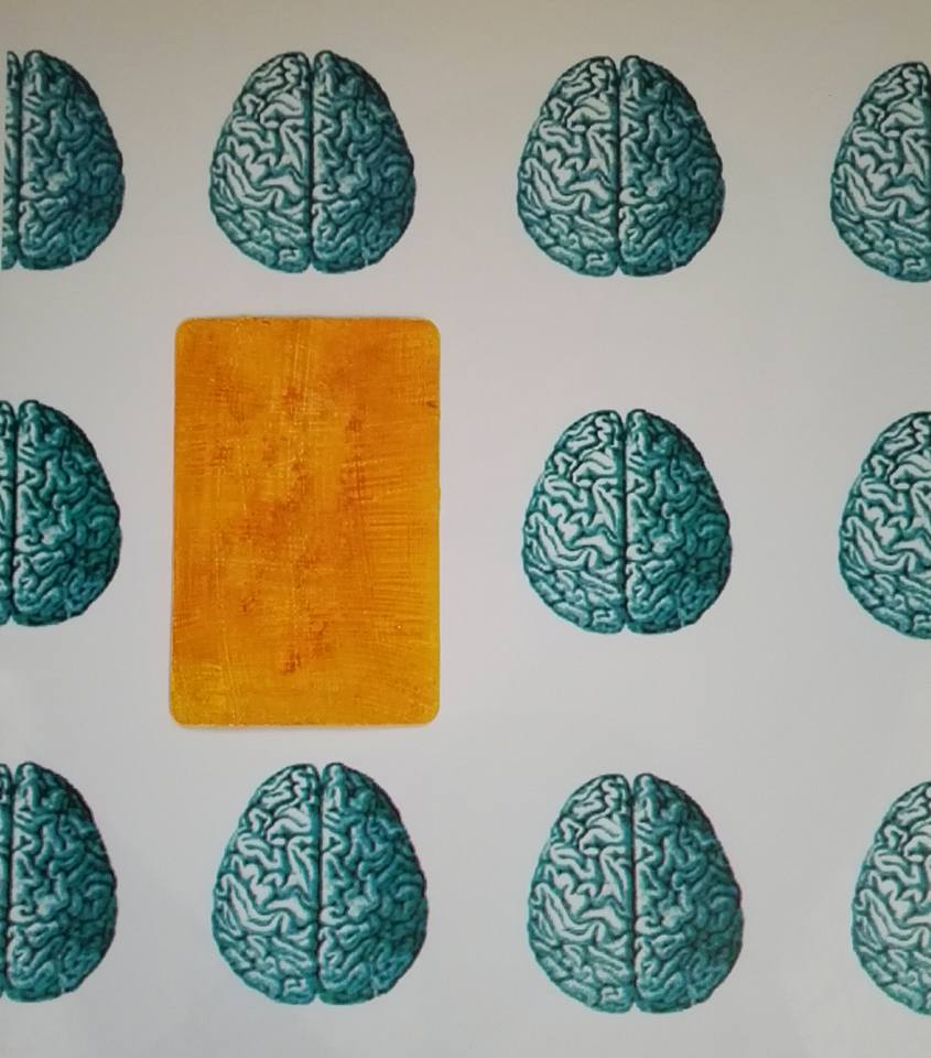 SunforSunday's tweet photo. Props made for #JuktogurfallahbatorBrain
Cards, letter stamps, oil paint, paper brains, glue, art, food https://t.co/0ccfdKv7eD