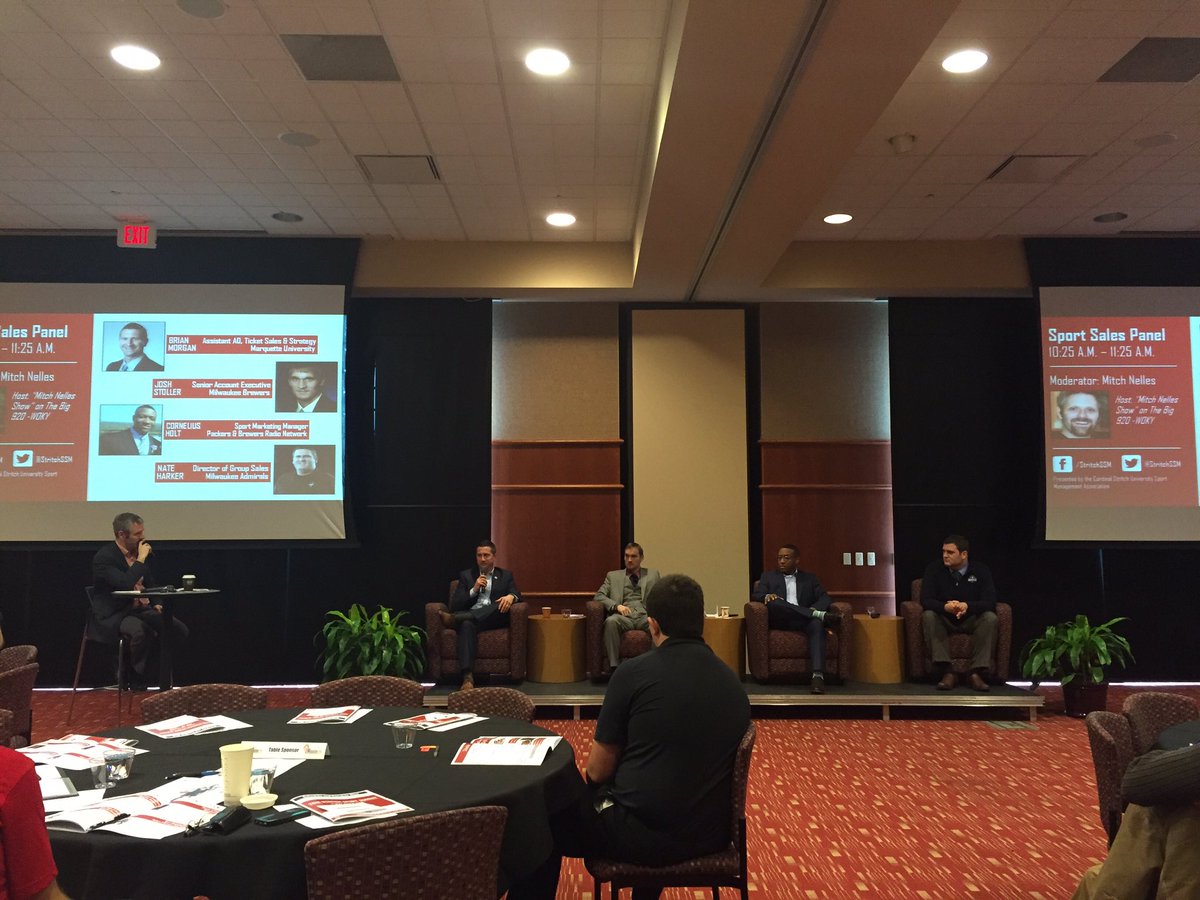 DreamsSports's tweet photo. @mitchnelles host of the @StritchSSM Sport Summit. Panelists Josh Stoller; Brian Morgan; Nate Harker; Cornelius Holt https://t.co/3sgC4la23h