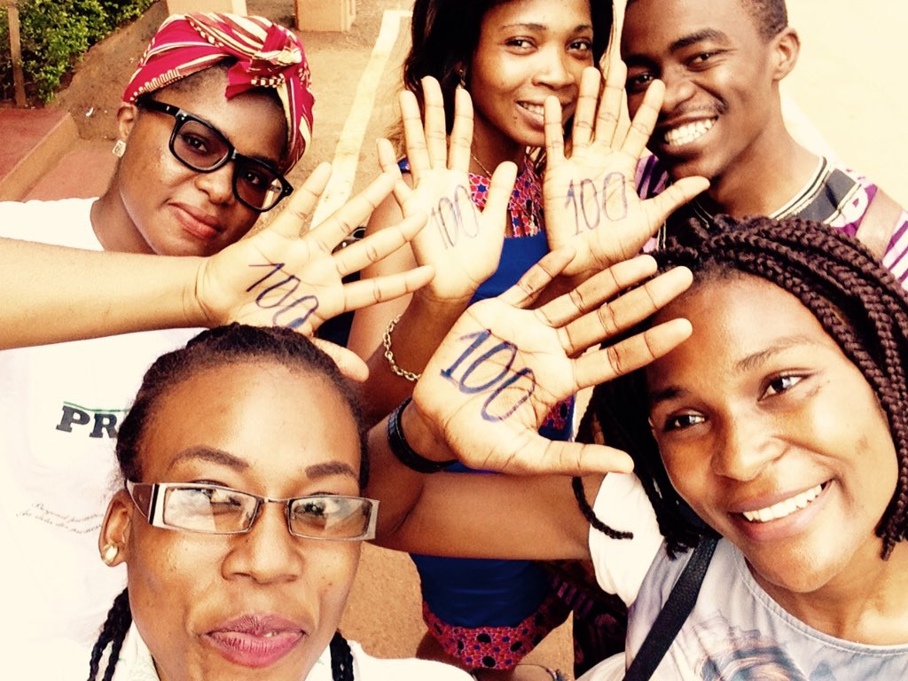 nickesso's tweet photo. 100 days of SDGs - we discussed today with 2 leaders on how we can be part of the process in Cameroon #YouthPower https://t.co/IOfbn47rjF