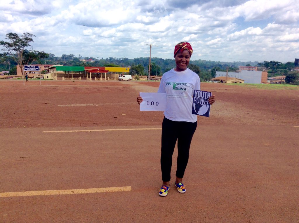 nickesso's tweet photo. 100 days of SDGs - we discussed today with 2 leaders on how we can be part of the process in Cameroon #YouthPower https://t.co/IOfbn47rjF