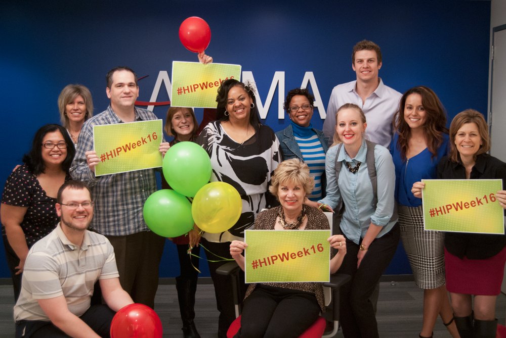 AHIMAResources's tweet photo. Thanks for celebrating #HIPWeek16 with us and for all the hard work you do to raise the profession's profile! https://t.co/4FPU0IQa7H