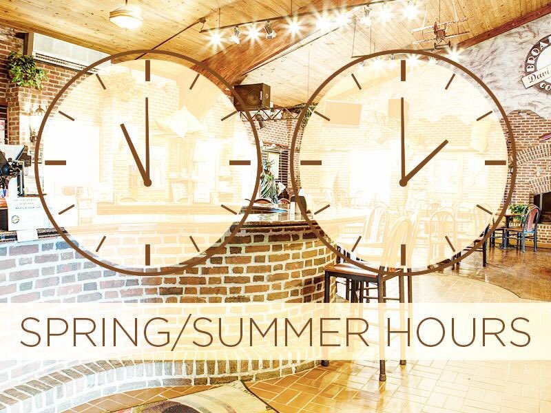 daviscollege's tweet photo. Spring/Summer hours for the Broadway Cafe: Monday through Friday, 11am-2pm, beginning April 11th. Come do lunch! https://t.co/tp8i7vA1UJ