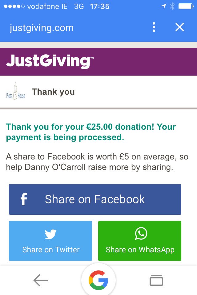 suekinsella's tweet photo. @Eoghan2FM just donated to Danny. 2 great causes! #Buncrana #dannyocarroll #charity #justgiving https://t.co/flr8US2bBp