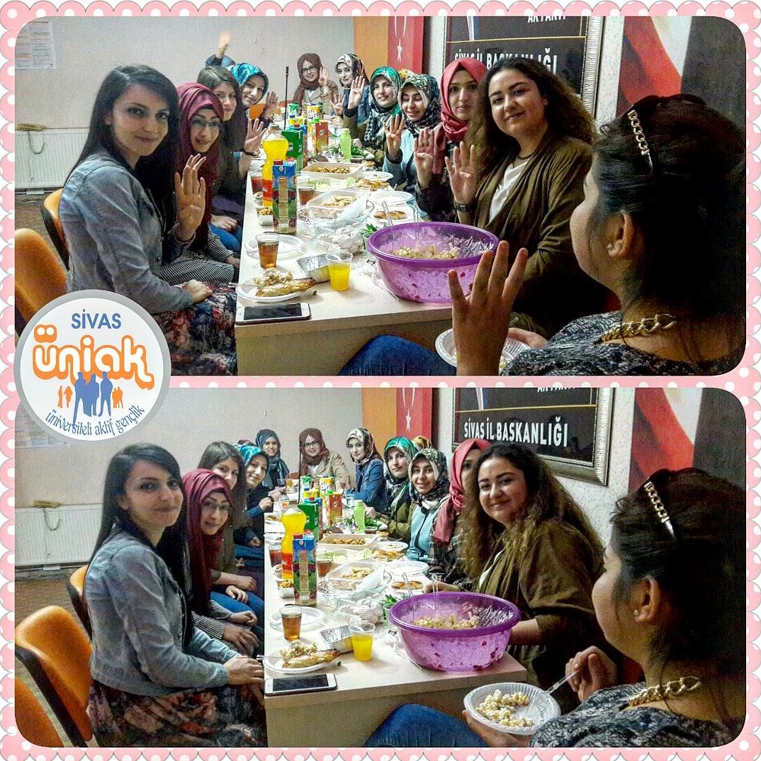 UniakMuhendis58's tweet photo. Hanımlar Komisyonu regaip kandili iftar yemeğinden...@vahapdertli @UniAKSivas @UniakGM @mecertas @mhabibsoluk https://t.co/8kP5lmFy4E