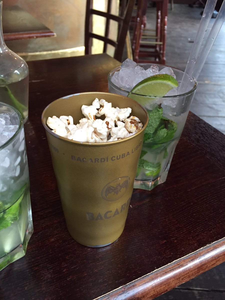 Big_G_aroo's tweet photo. Great touch from Tommy, this. #PopcornPete #MojoAperitif #HonestWorkingChap #CasaBlue #ShorditchBitch #TommyTank https://t.co/62LQlON3re