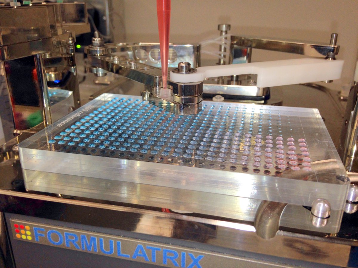 HTA_Lab's tweet photo. Mantis, our small Liquid Handling instrument, dead volume as low as 6ul and precision <3%! #talkaboutefficiency https://t.co/ZhrwhqiajH