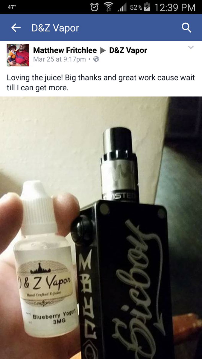 vapor_d's tweet photo. And again! Another happy customer!! https://t.co/6j76gVz1Zd
