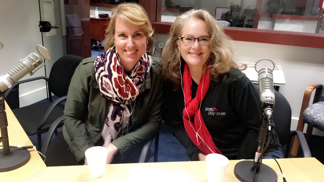 Brenda Townsend, Director &amp; Kelli Harless, General Manager of <a href="/PatioPlayhouse/">Patio Playhouse</a> ❤️ Come watch #Disney's #Aladdin !