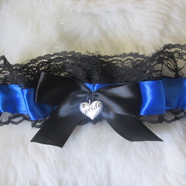 Bridal garter #wedding #garter #handmade #somethingblue #weddingday