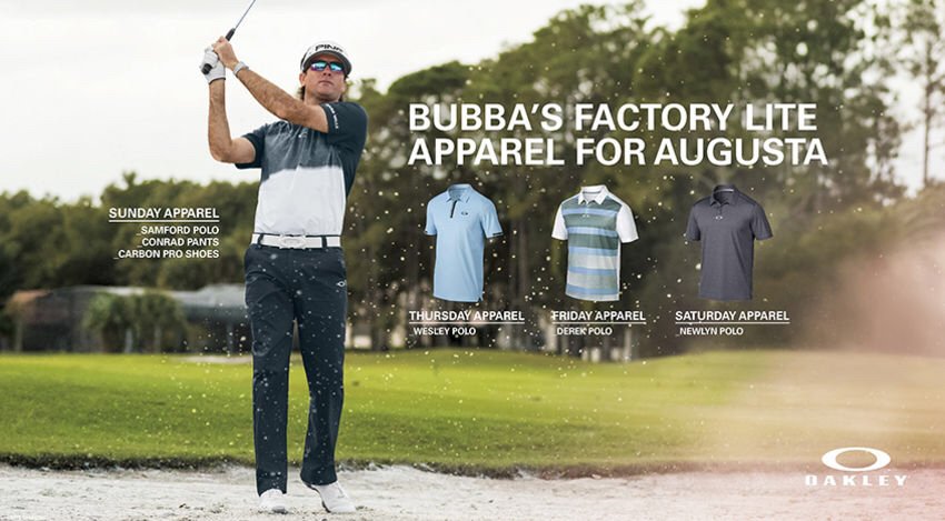 GolfProWears's tweet photo. Dress like a @themasters champion! Get the styles Bubba is sporting at #augusta at https://t.co/12qOmcvIW3 #golf https://t.co/4pZzZEwKe6