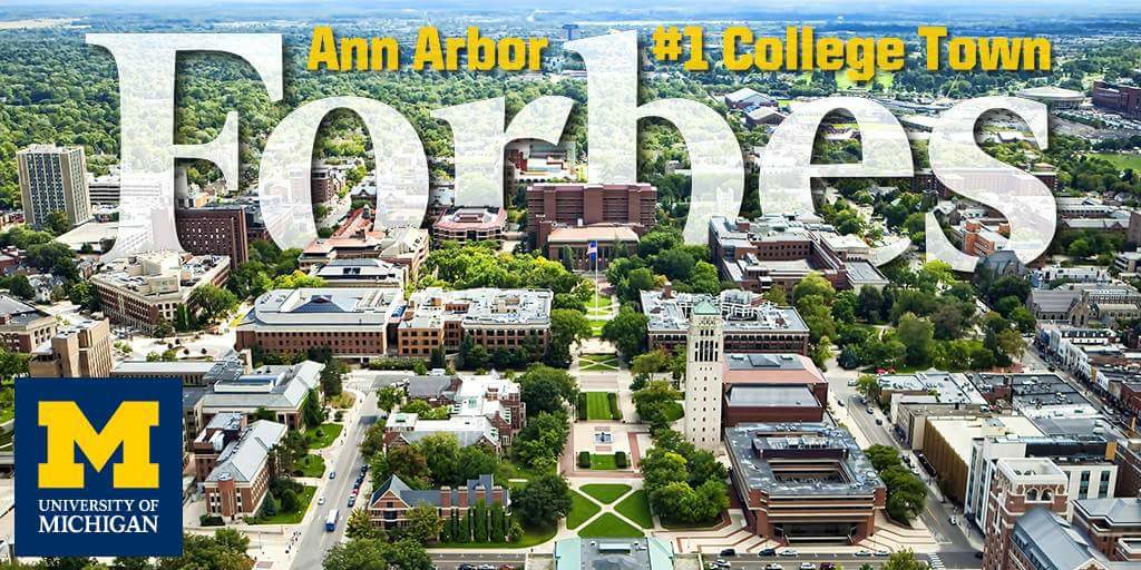Proud to be a top #entrepreneurial school in the best #college town in America! #GoBlue