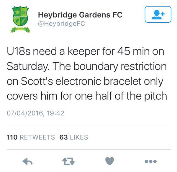 Standard Sunday League. 😂😂😂😂