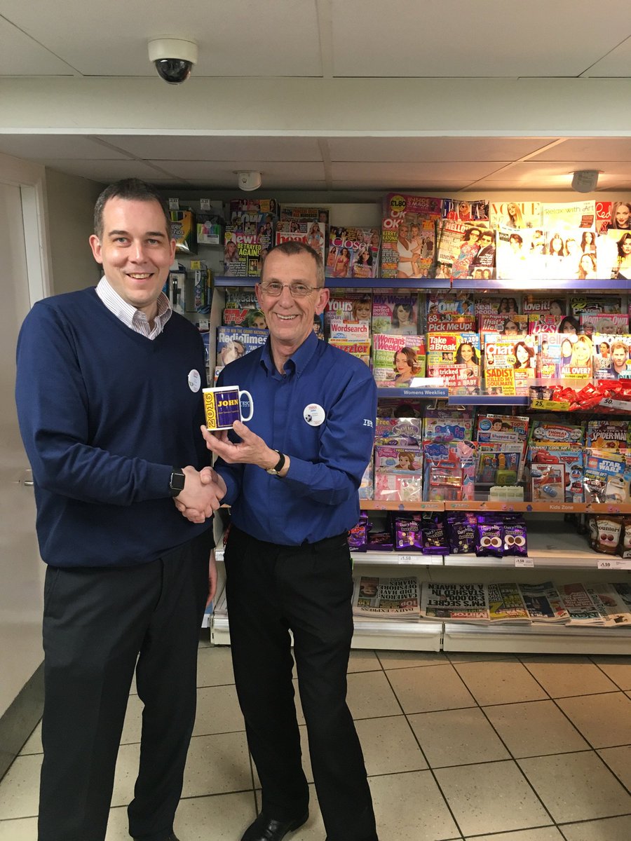 Great team player and fantastic with customers , thoroughly deserved gold service award #john