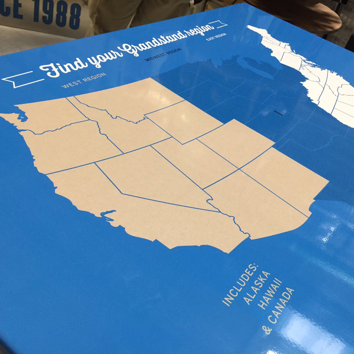 eGrandstand's tweet image. Hello Big G. Thanks to @LawrenceSignUp for the killer signage! Getting ready for #CBC2016 #booth1427 #philly #lfk