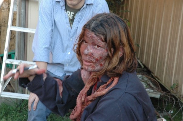 BleedoClown's tweet photo. 3 more shots from the documentary at Darksyde Acres where I manged 62 actors. 2010. make up by rob johnson https://t.co/BizRLkjBX4