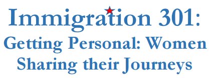 OpenCommNS's tweet photo. Register for "Immigration 301 – Getting Personal: Women Sharing Their Journeys" on 4/13: https://t.co/5drANaJEXs https://t.co/OmOgnywIrw