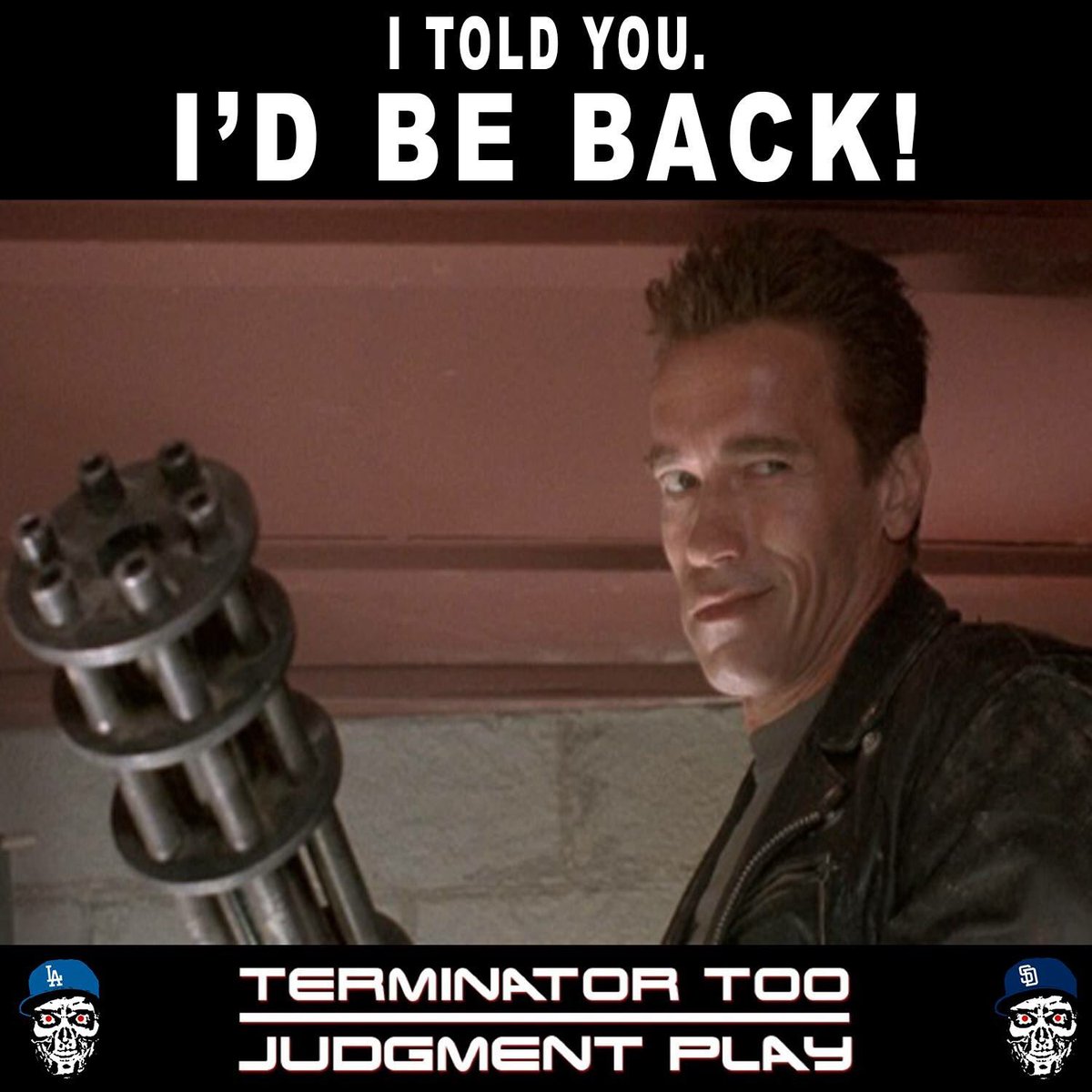 PointBreak_Live's tweet photo. PBL cast is back @Dragonfly LA on Sat 4/23 with the new/improved #TerminatorToo (.com). #T2 live on stage! #BeArnold https://t.co/H11jZ33HqV