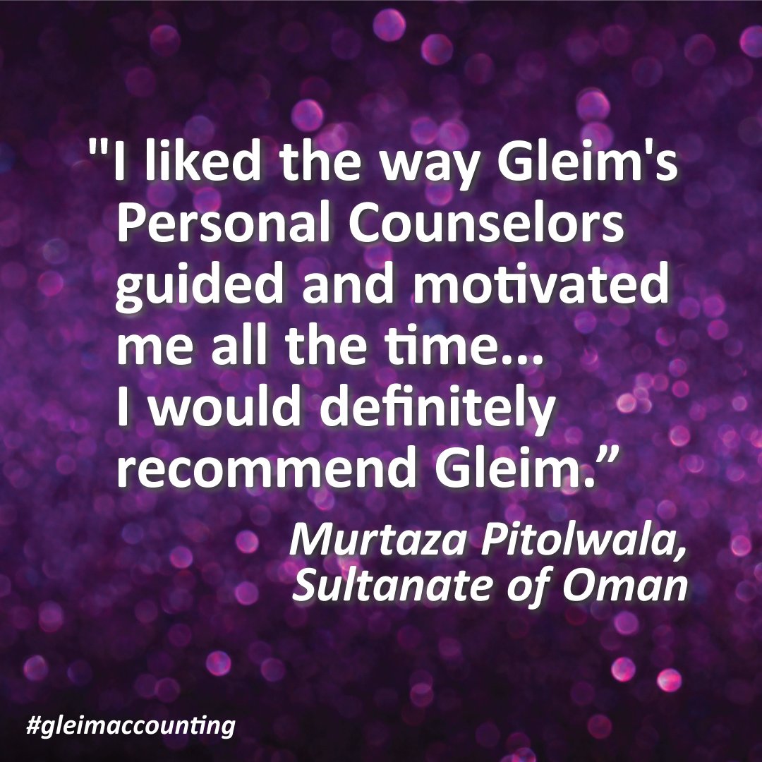 GleimAccounting's tweet photo. Gleim's Personal Counselors are here to help. Learn how they can help you. #FutureCMAFriday https://t.co/ivS78HMlsU https://t.co/Mi7ZMgY9SY