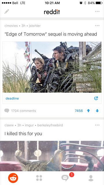 Dunnerradio's tweet photo. @reddit goes #mobile with a brand new #app. Downloaded it and already love it.https://t.co/UPznt6arY3 https://t.co/8ker6FsYjA