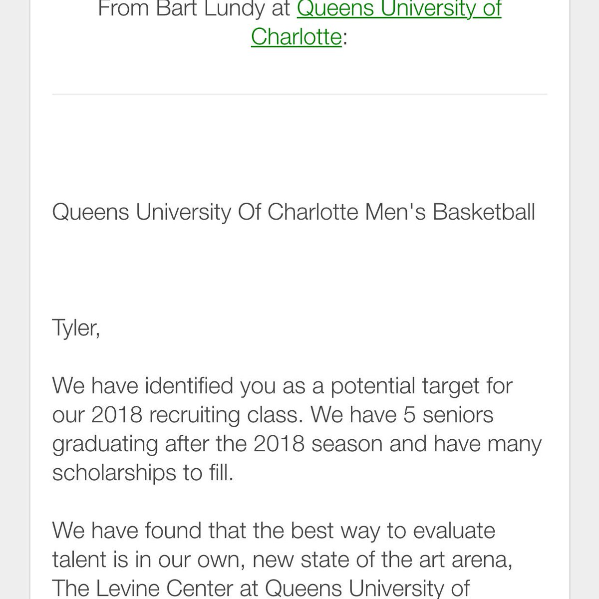 Tyler_hoops_'s tweet photo. Blessed to receive my second interest from Queens University Of Charlotte  @DJH5Report @TexasImpact1 https://t.co/3LB7kIG0MG