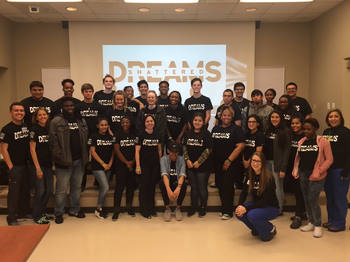 dewandar's tweet photo. I'm so PROUD of our SHS Shattered Dreams Ambassadors-your lives are changed forever!  I love you! https://t.co/P9eg7VRtO3