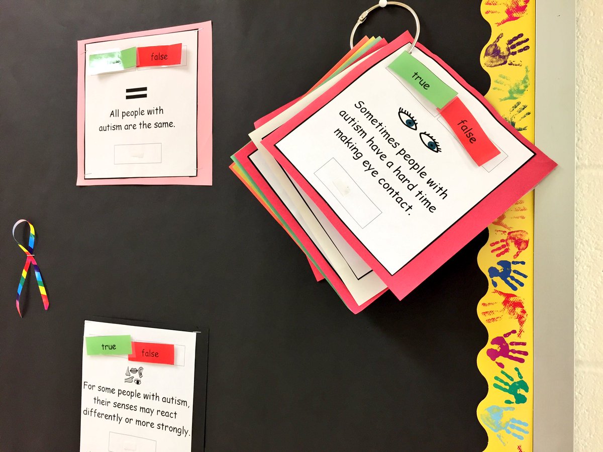 April is Autism Awareness Month. Check out the wonderful interactive display our MIPA teachers created. @APS_DSSSE
