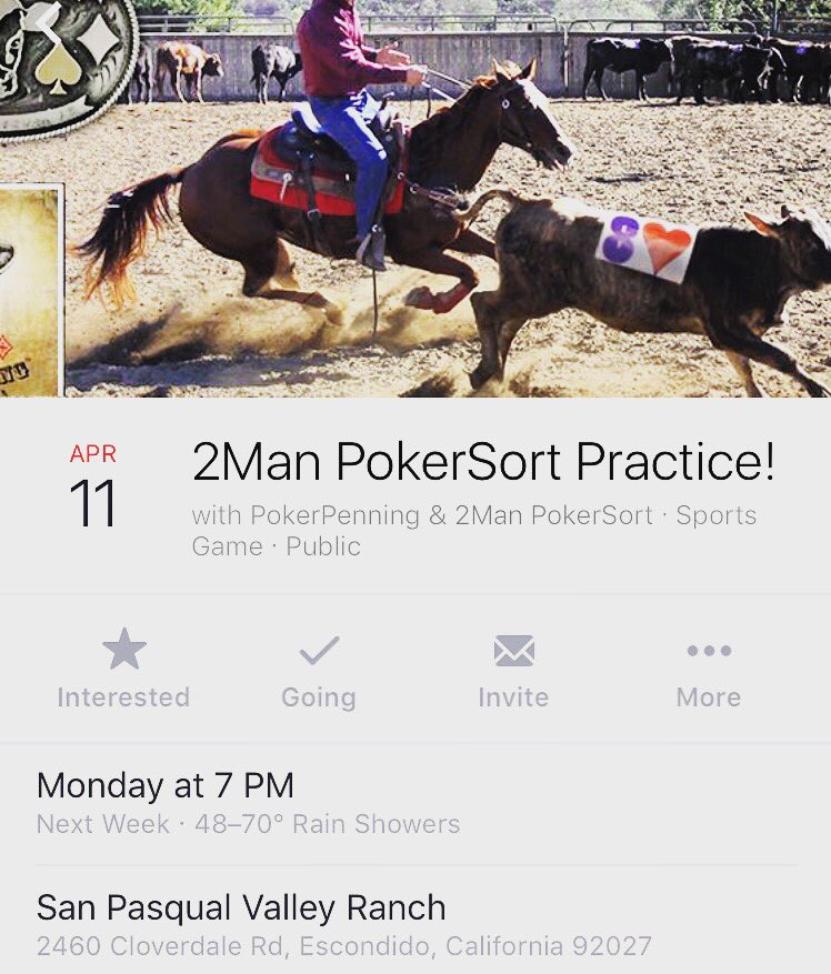 PokerRodeo's tweet photo. Happy Friday y'all! Who's coming out Monday for some fun?! πβ£οΈβ₯οΈπ΄ #Pokerpenning #2manpokersort https://t.co/FELFq1pAnz