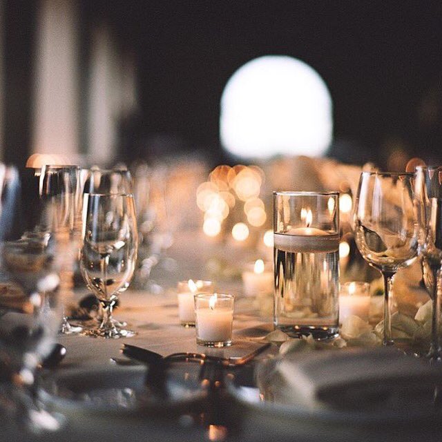A candle-lit #tablescape filled w/ delicious #bokeh from <a href="/robertkathleen/">Robert and Kathleen</a> #filmphotography#portra400#richardphotolab