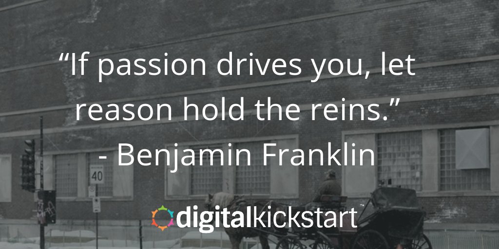 Find the balance between passion and reason #balanceinbusiness