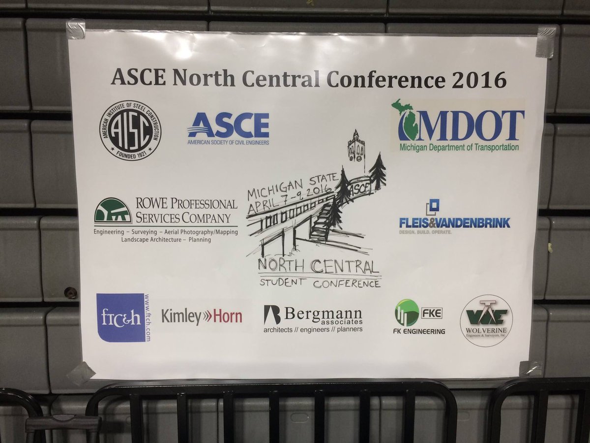 MSU_ASCE's tweet photo. ASCE North Central Regional Conference, concrete canoe and steel bridge competitions at Breslin Center! https://t.co/z7NyV4laBU