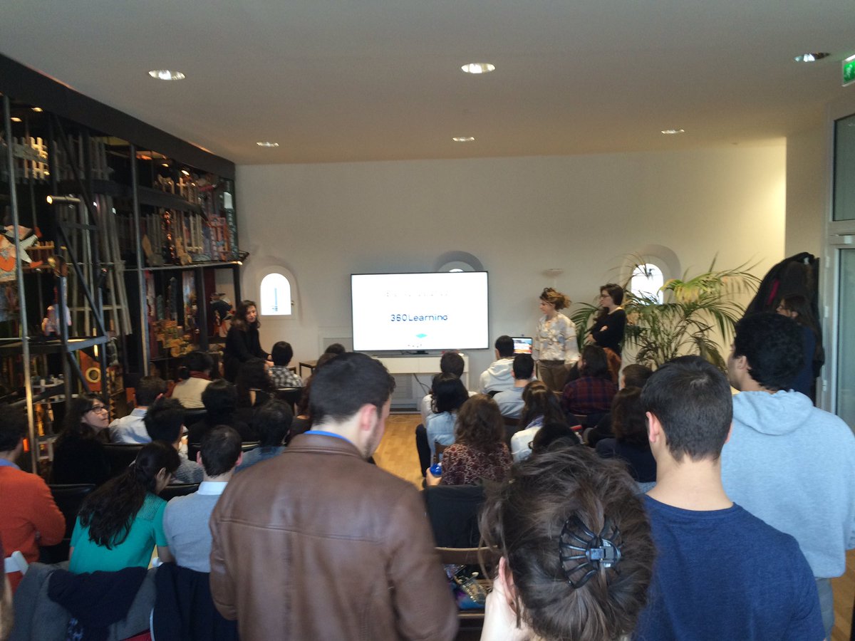 LeaDouhard's tweet image. #hackeduparis c'est partiiii ! Dans les magnifiques locaux de @360Learning ! @SweduP