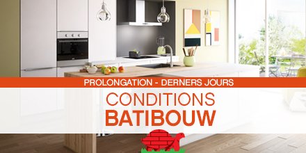 Dernière semaine pour profiter de la prolongation de nos conditions Batibouw. ow.ly/102eHP