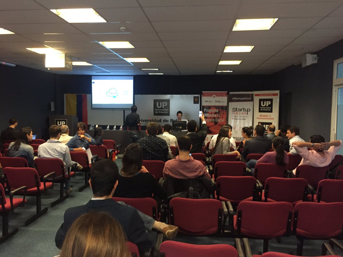 CatalinaGu's tweet photo. Dando inicio a #StartupGrindBA y Demo Day  #iNNpulsaDigital con 15 prometedoras startups colombianas! https://t.co/PkDltV2XpC