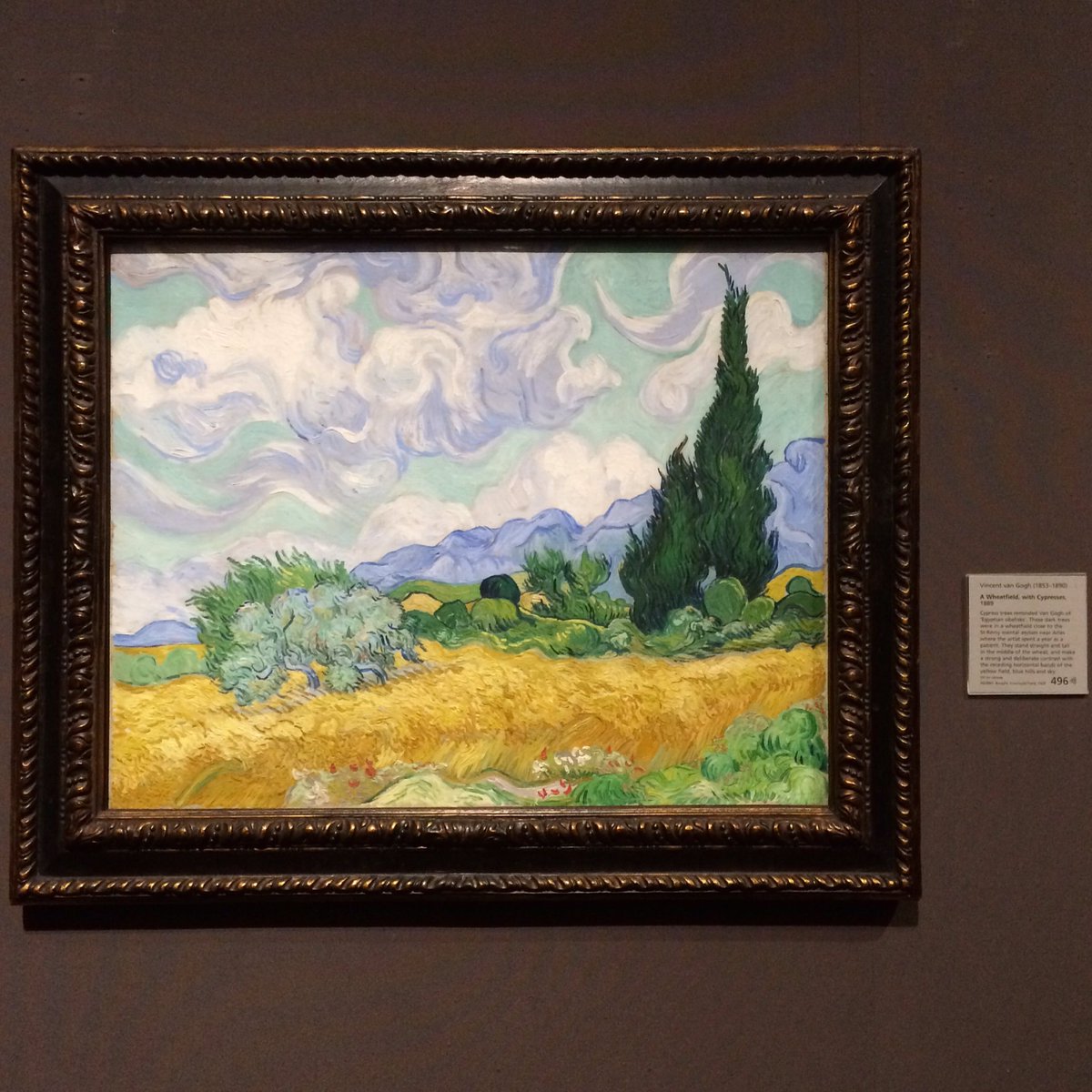 artoftheserpent's tweet photo. Vincent Van Gogh at National Gallery, London https://t.co/442R6EvSLn