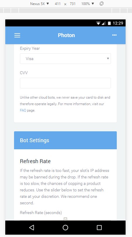 PhotonBot's tweet photo. Check out a preview of our mobile-friendly 'Add Slot' page! (Still in devleopment; may not represent final form.) https://t.co/pX4LCtmoLe