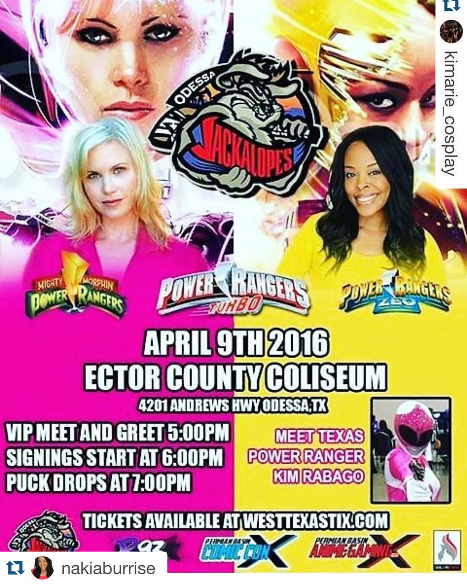 Walterejones's tweet photo. Help support #Izzysfamily! Visit @nakiaburrise & #CatherineSutherland tomorrow in Odessa.#PowerRangers #wejones https://t.co/TSR21x8YAk