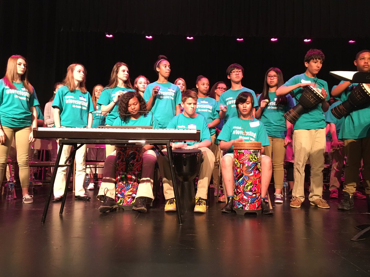 WAMSChorus's tweet photo. Yay student percussion! https://t.co/DYeYhuBSqw